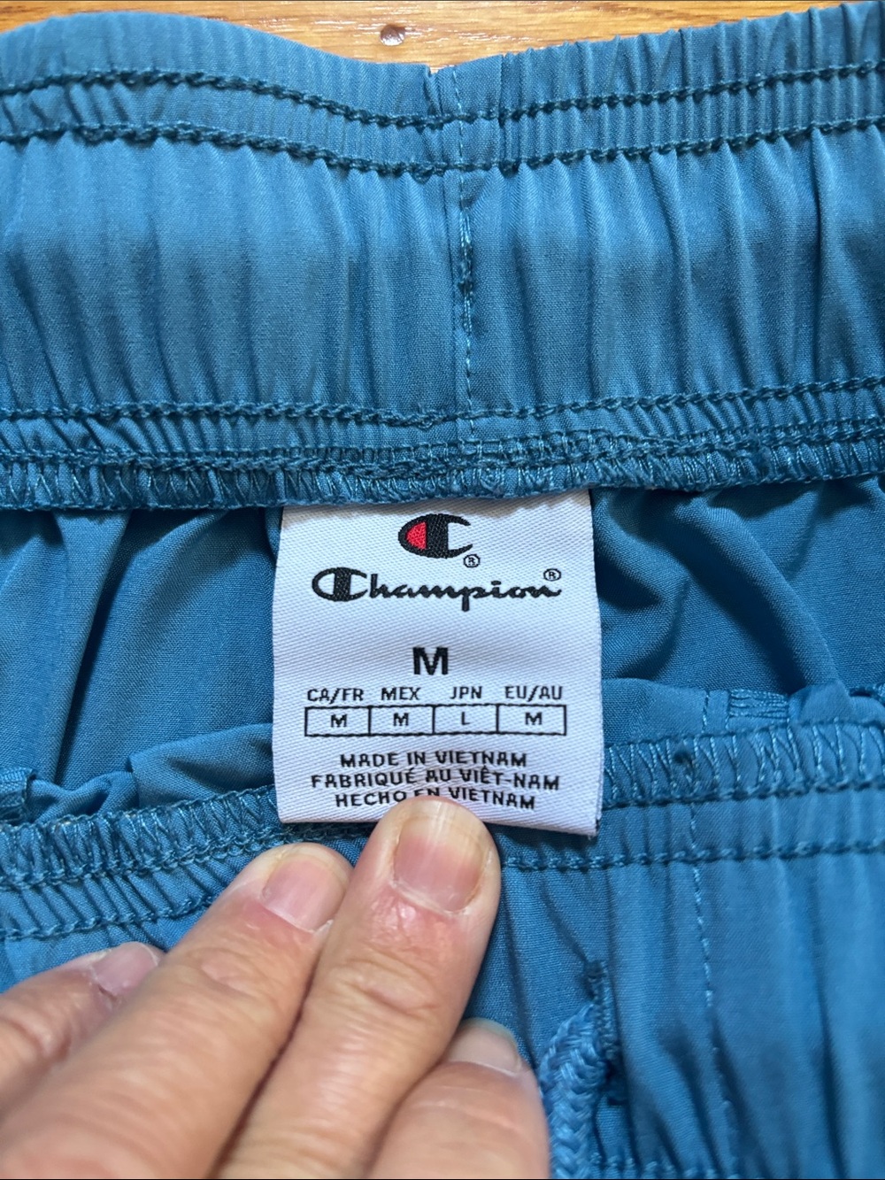 Champion Blue Cargo Shorts with Logo - Picture 3 of 5